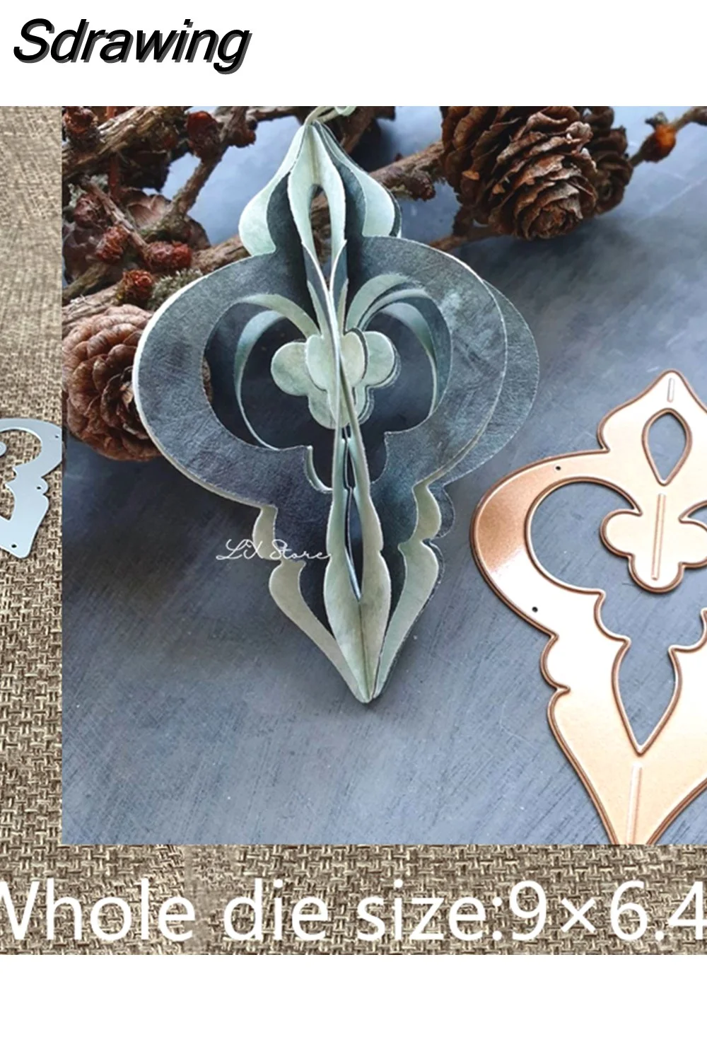 Sdrawing Sdrawing Craft Metal Cutting Dies stencil mold 8 kinds of flower pendant scrapbook Album Paper Card Craft Embossing die cuts 1127-0