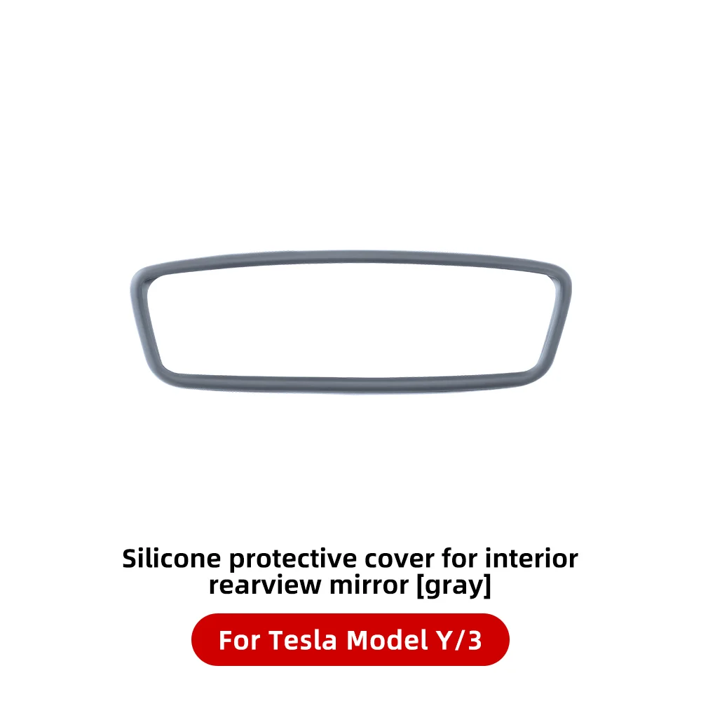YONZEE Tesla Inner Rearview Mirror Protective Silicone Cover For Model 3/Y