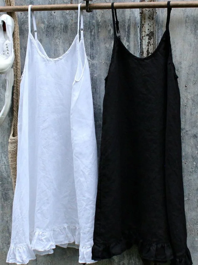 Cotton-Blend Casual Cold Shoulder Shirts & Tops