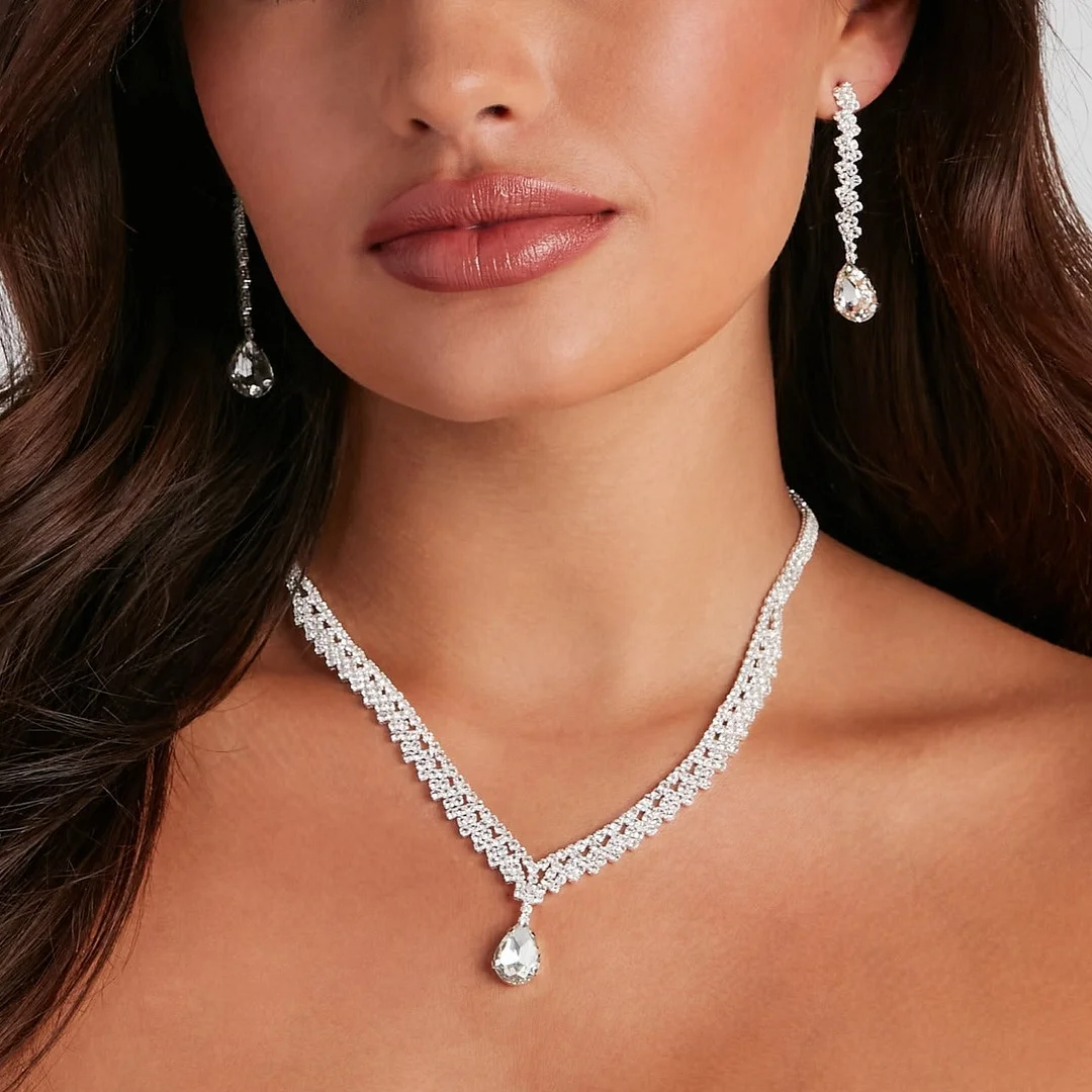 Elegant Affair Necklace And Earrings Set