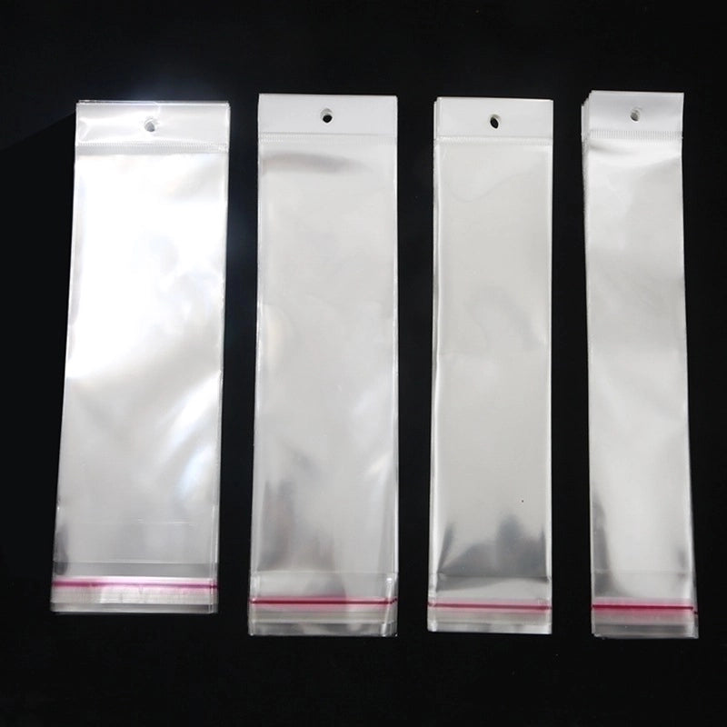 Minimalist Commute Solid Color Plastic Jewelry Packaging Bags