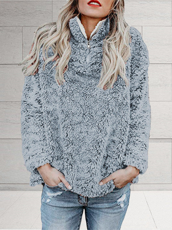 Women Long Sleeve V-neck Graphic Floral Printed Top