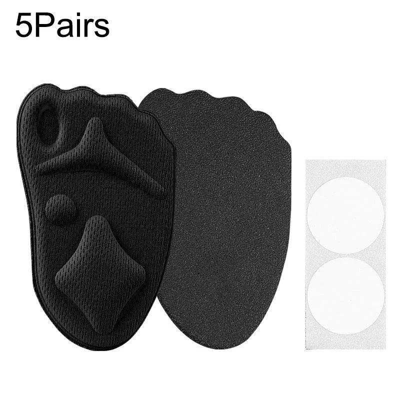 5 Pairs 085 Multi-function High Heels Soft Breathable 4D Sponge Forefoot Pad