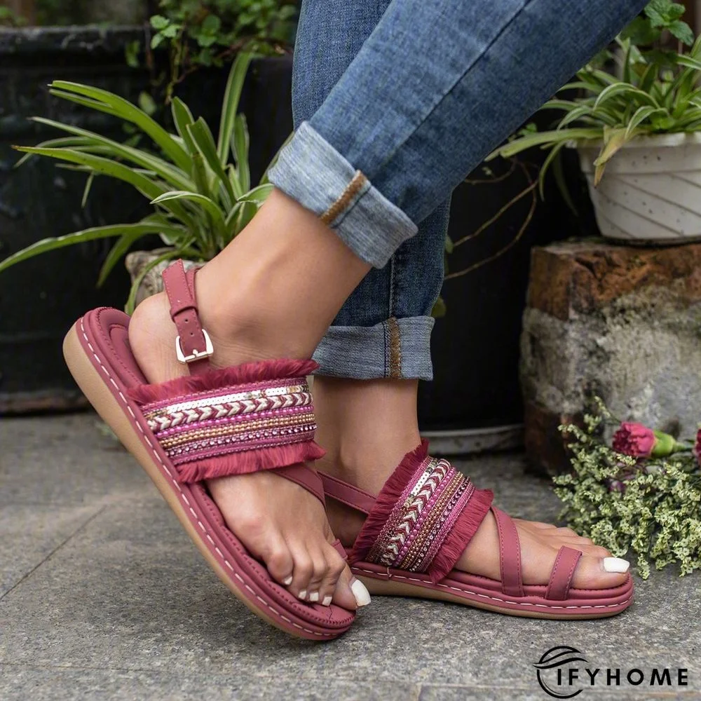 Women Spring Band Artificial Fashion Daily Sandals | IFYHOME