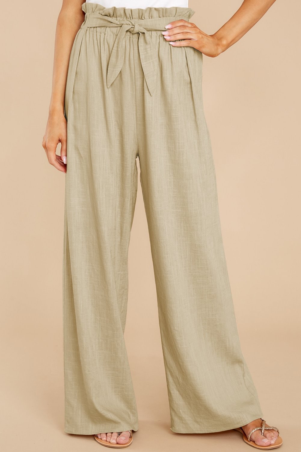 Women's Plus Size Loose Cotton Linen Casual Pants