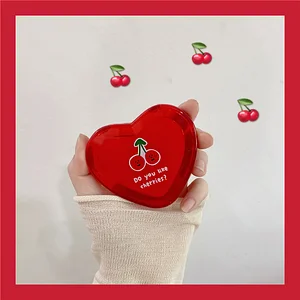 Cute Cherry Heart Mini Mirror