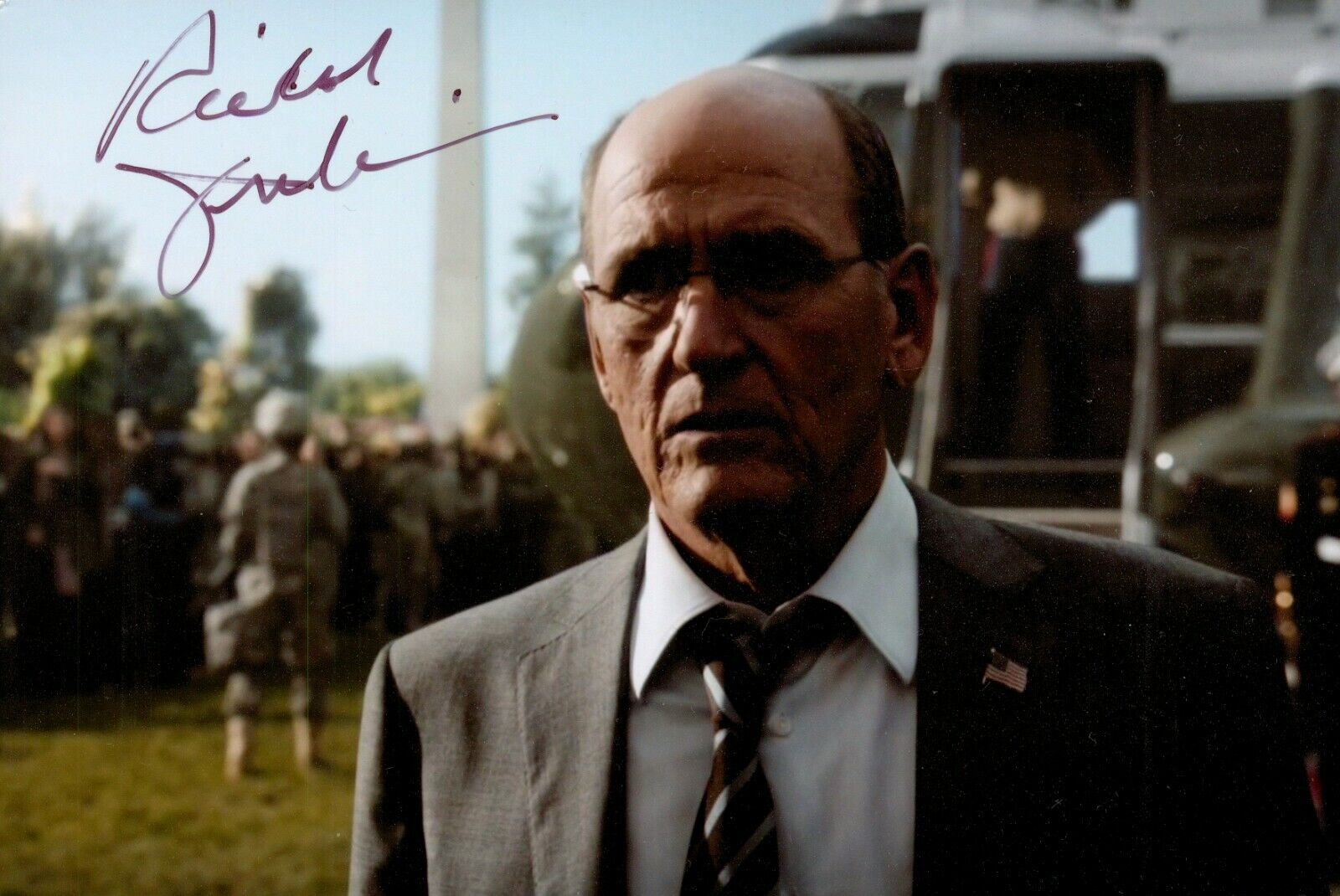 Richard Jenkins Signed 6x4 Photo Poster painting Step Brothers Let Me In LBJ Autograph + COA