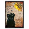 Angels Don'T Always Have Wings Sometimes They Have Whiskers-11CT Stamped Cross Stitch 40*60cm (Big Size)