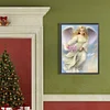 >SALE<5D DIY Full Round Drill Partial AB Diamond Painting Flower-Bearing Angel 35x45cm