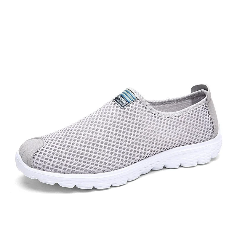 Big Size 45 46 Unisex Summer Breathable Mesh Men Shoes Lightweight Sneakers Fashion Casual Male Shoes Brand Designer Men Loafers