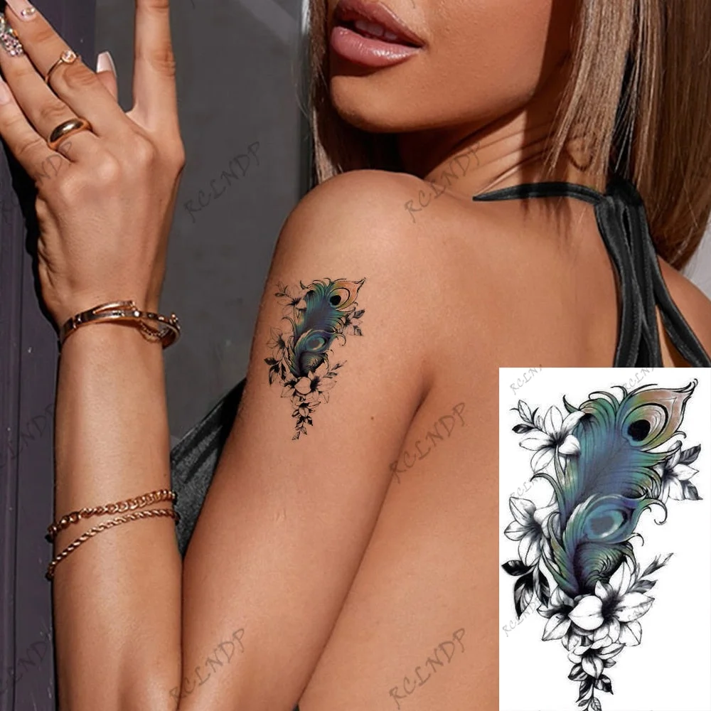 Waterproof Temporary Tattoo Sticker Beautiful Butterfly Small Body Art Fake Tatto Flash Tatoo Wrist Foot Hand for Men Women 706