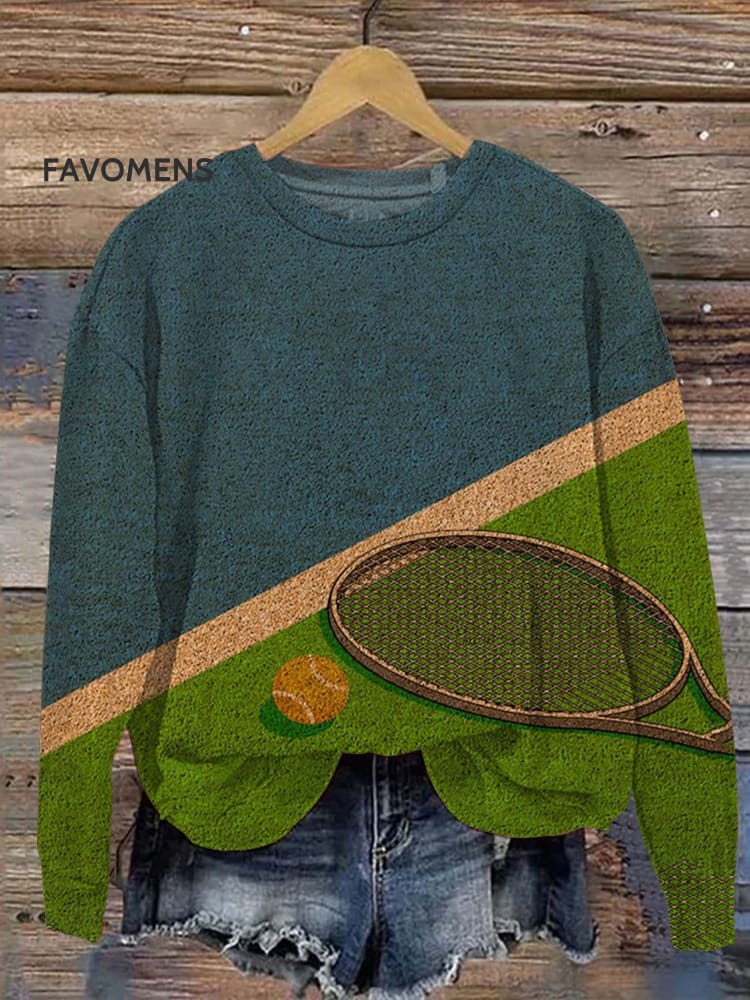 Sport Tennis Casual Sweatshirt Multicolor / S