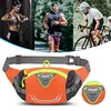 Nylon Phone Belt Bags Elastic Running Waistpack for Outdoor Sport (Orange)