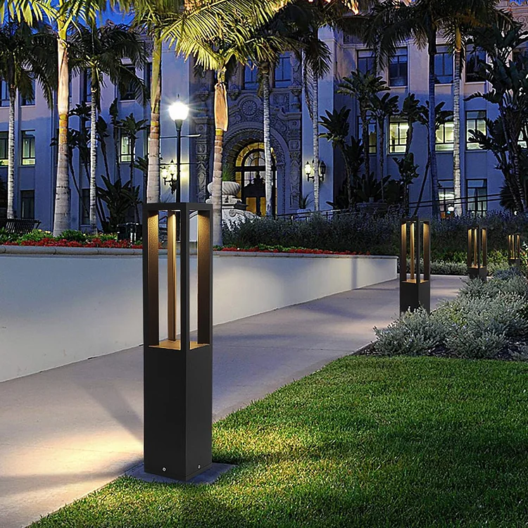 Square Stainless Steel LED Landscape Decorative Lighting Lawn Light for Villa Garden - Appledas