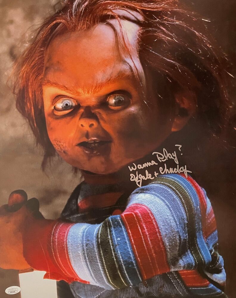 Ed Gale Signed 16x20 Photo Poster painting Child's Play Horror Autographed  3