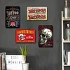 4pcs - Tattoo Advertising - Vintage Metal Signs(8*12Inch)