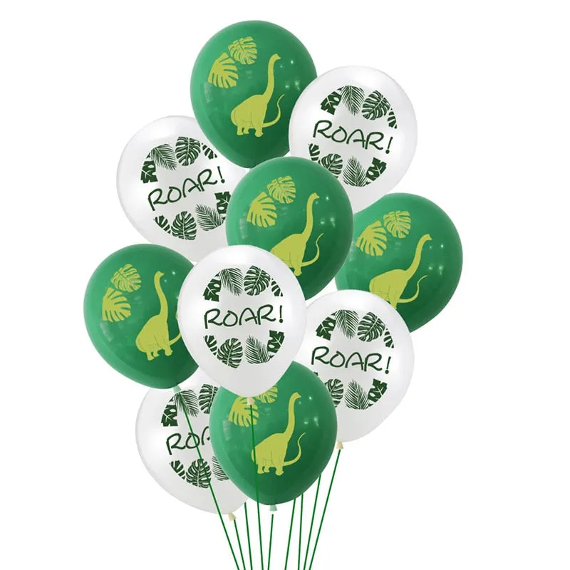 Dinosaur Party Balloon Dinosaur Birthday Party Foil Number Balloons Kids Wild Animal Jungle Birthday Party Decorations Globos