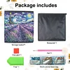 (US Local)Starry Sky Lavender DIY Special Shape Diamond Painting Folding Storage Box Container Organizer Case Kit