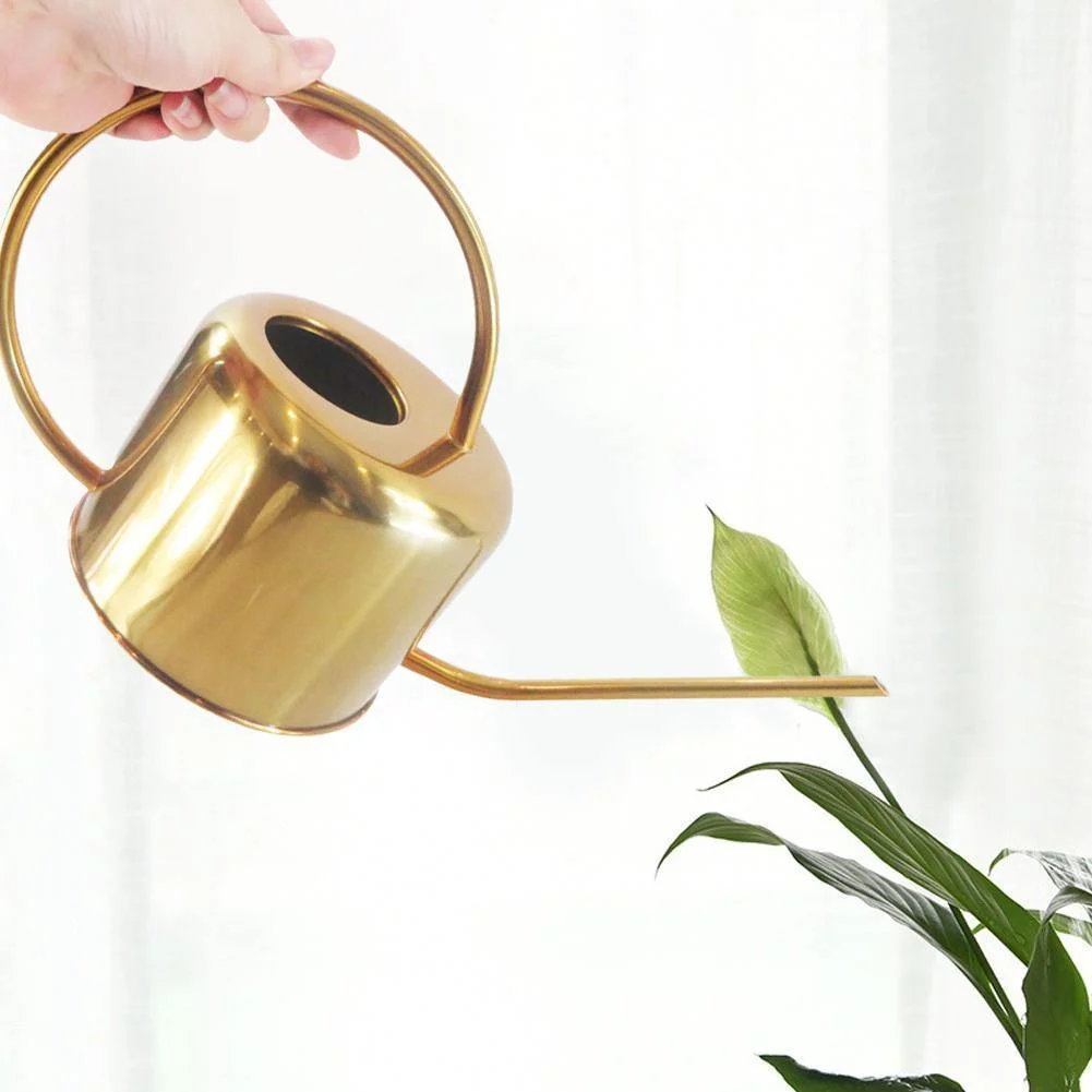 Golden Vintage-Inspired Watering Can