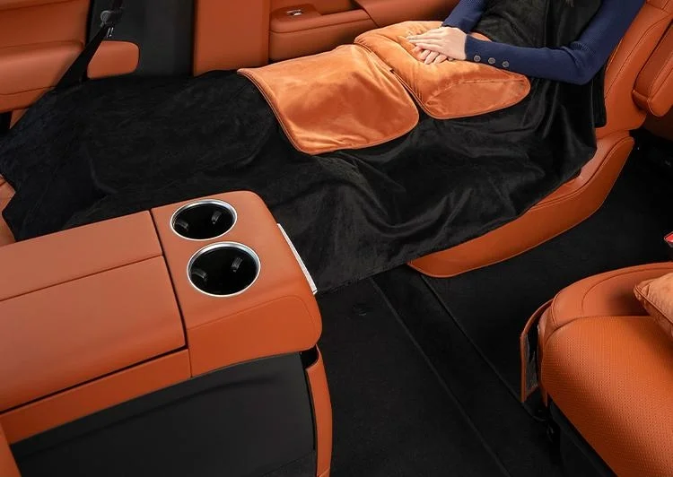 Four-in-one car pillow, quilt, hand warmer, and seat and waist support