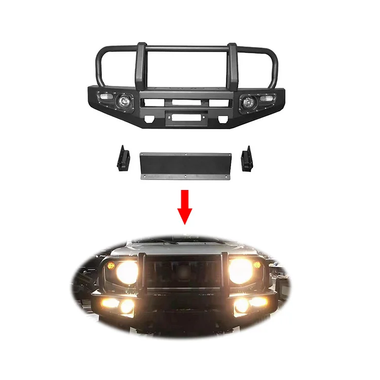 Front bumper bull bar bumper for Suzuki Jimny JB74 2019 2020 2021 Accessories ITN Auto