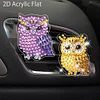 4pc Diamond Painting Owl Car Air Vent Clip Air Freshener for Adult
