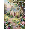 Diamond Painting-DIY Special Shaped Drill Pearl Painting Country villa(30x40cm)