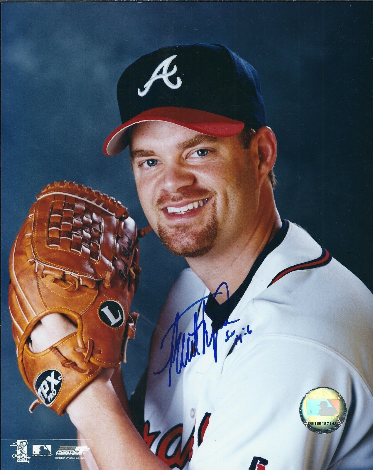 Signed 8x10 PAUL BYRD Atlanta Braves Autographed Photo Poster painting - COA