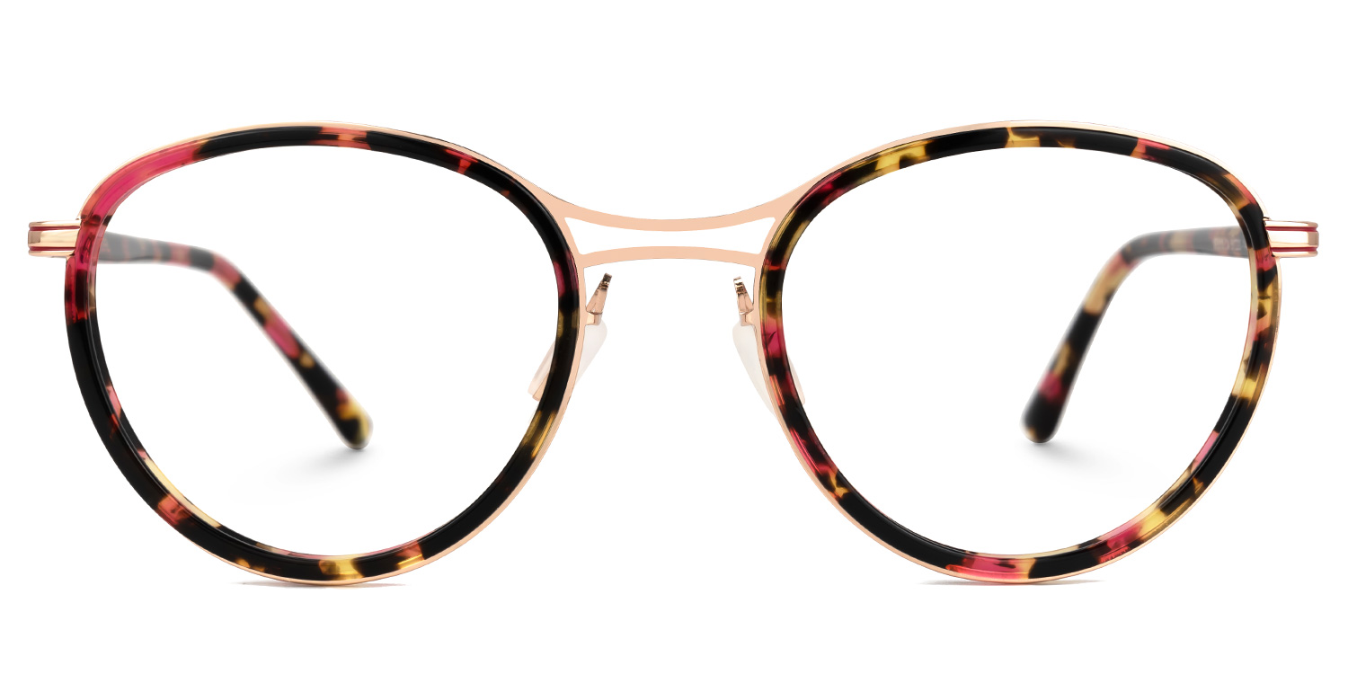 Kimball Rot-Tortoise Rund Brille Rot-Tortoise