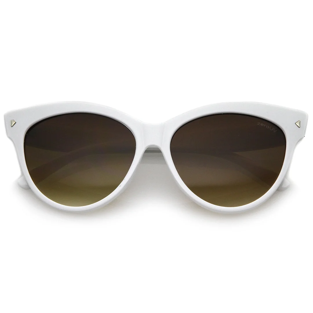 Women's Mod Oversize Horn Rimmed Cat Eye glasses 52mm