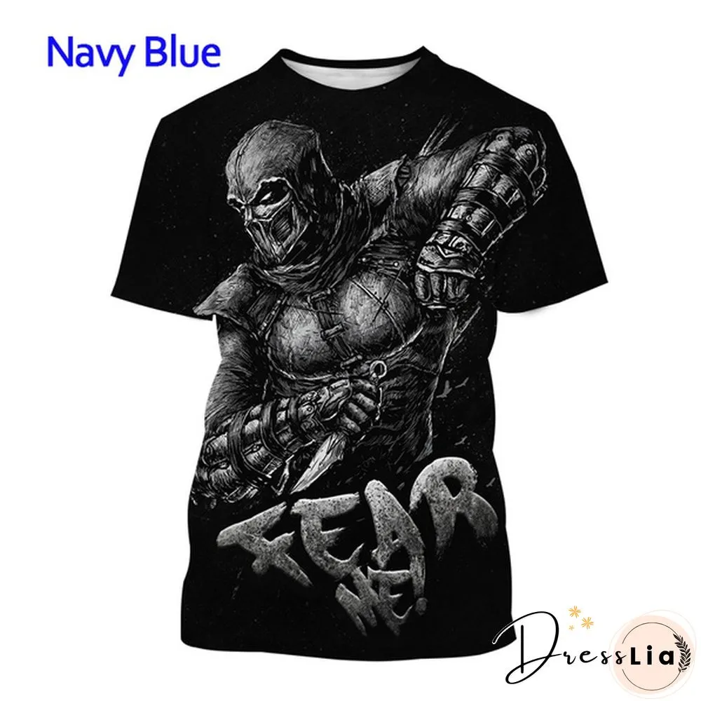 New Mens Fashion Print T-Shirt