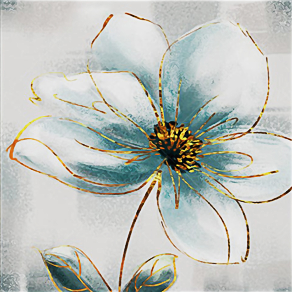 

Lotus Flower - 11CT Stamped Cross Stitch - 48*48CM, 501 Original