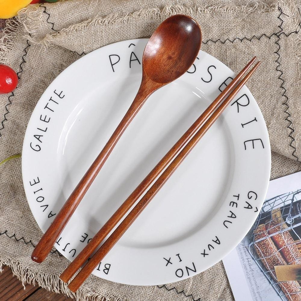 Bamboo Wood Spoon Chopsticks