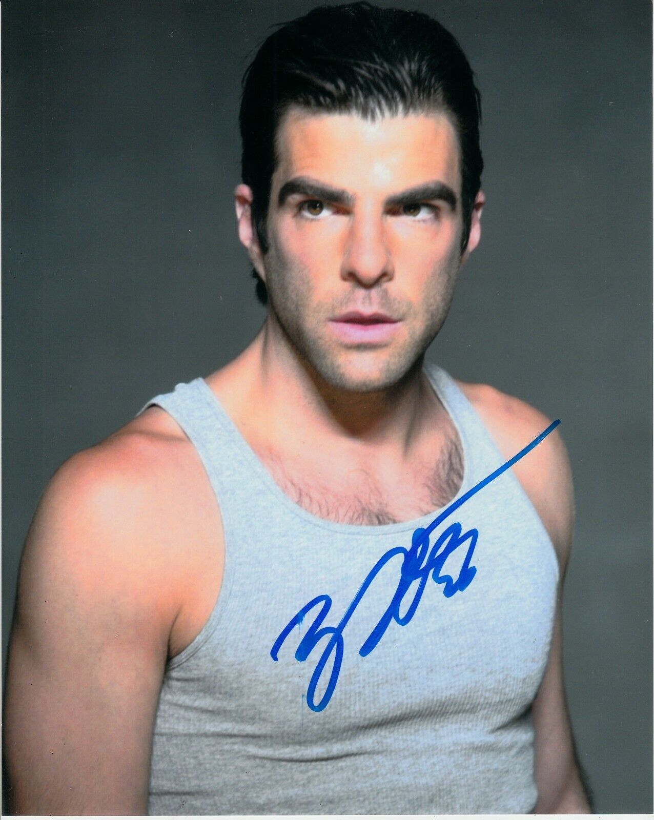 ZACHARY QUINTO SIGNED HEROES Photo Poster painting UACC REG 242