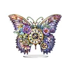 Diamond Painting Acrylic Colorful Butterfly Clock Ornaments