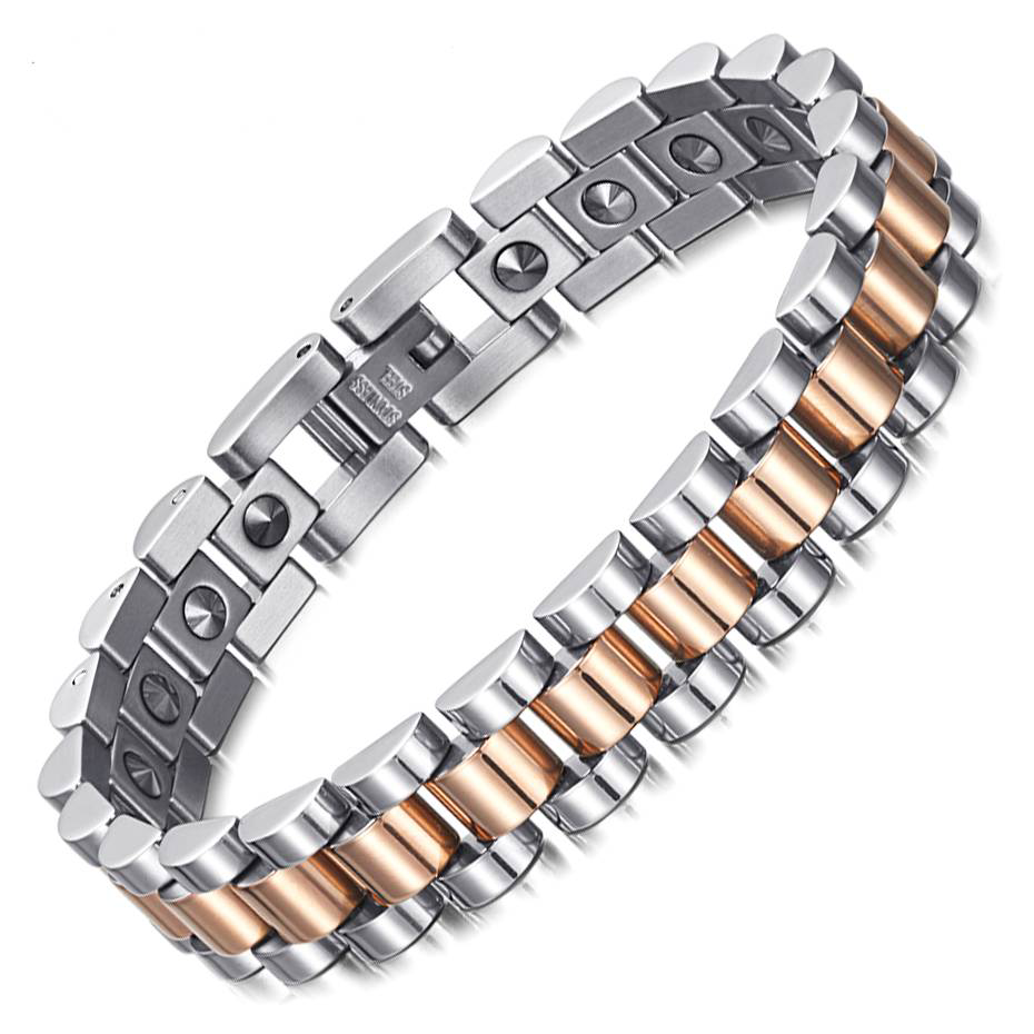 Stainless Steel Magnetic Therapy Bracelet