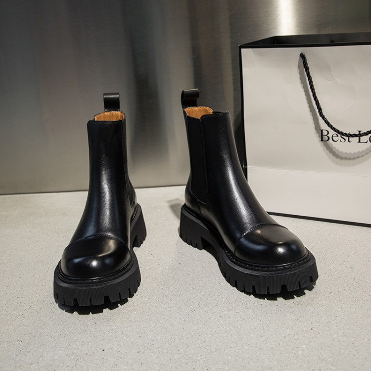 Women's Platform Short Martin Boots-vocosishoes