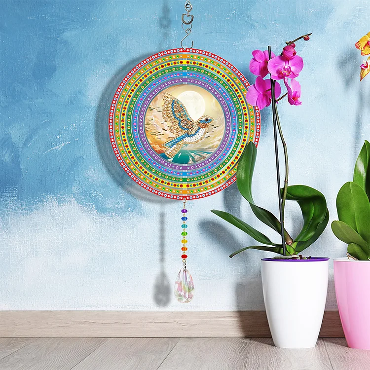 Other Wall Decor 30x40cm Diamond Art Wind Chimes, Painting with
