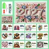 2027 New DIY Diamond Painting Wall Calendar Kit 12-Month Flip Calendar Design Home Decor
