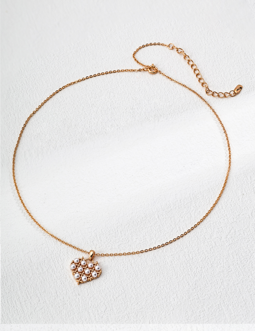 Vintage Heart Shell Pearl Jewelry 