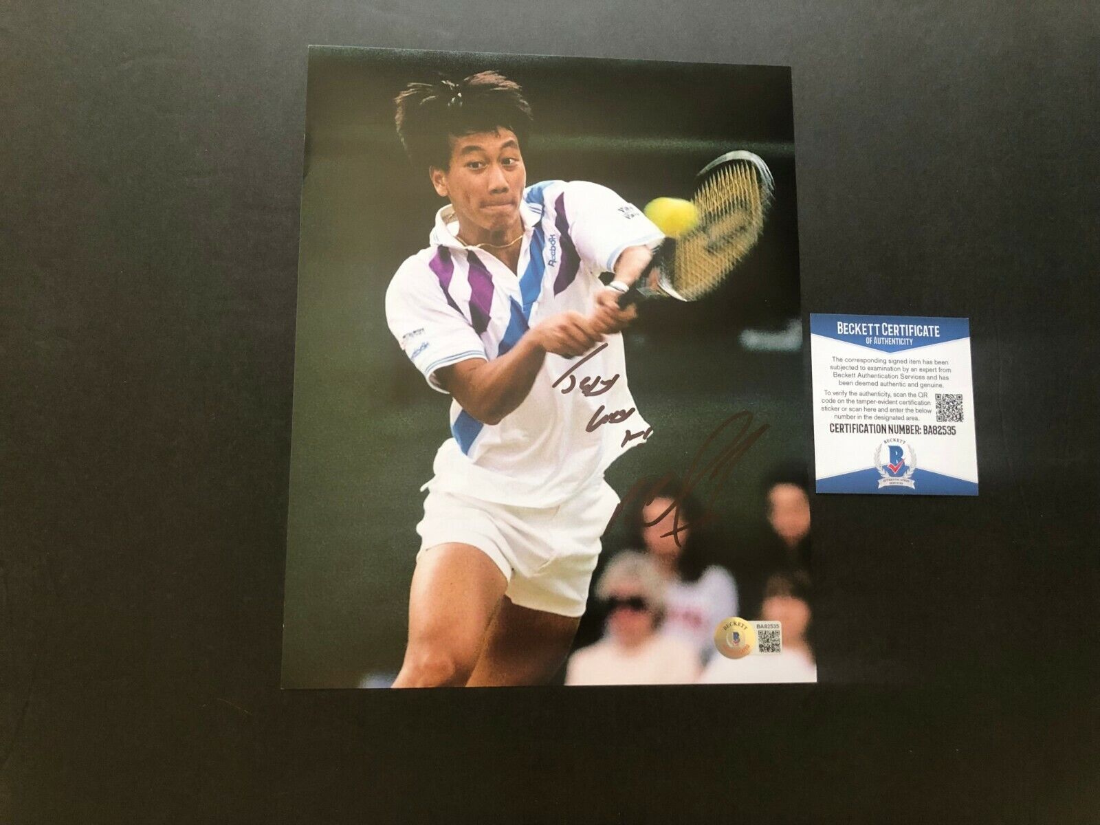 Michael Chang Hot! signed autographed tennis legend 8x10 Photo Poster painting Beckett BAS coa