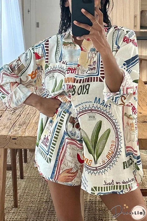 Multi-element puzzle fashion two-piece set