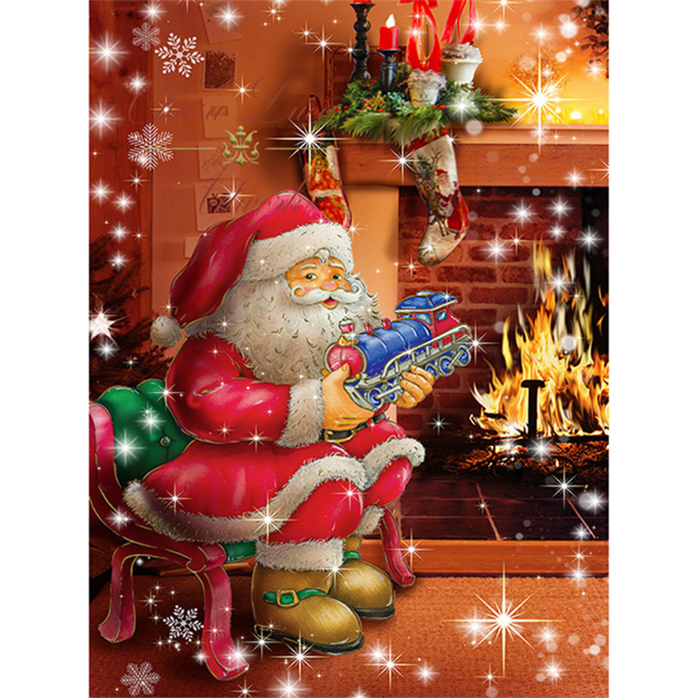 

Santa Claus - Round Drill Diamond Painting - 30*40CM, 501 Original