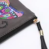 Diamond Painting Butterfly Flower Wristlet Clutch Women Wallet