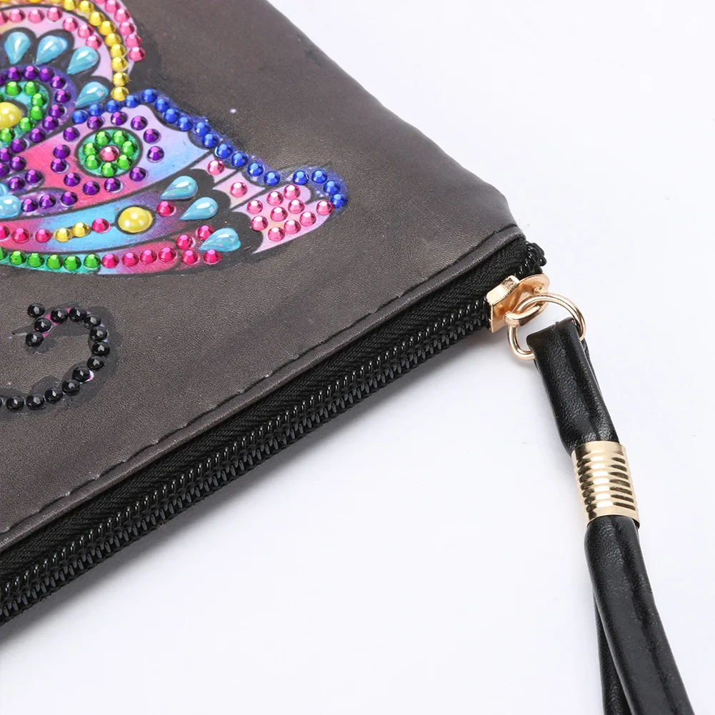 Diamond Painting Clutch DIY Special Shaped Drill PU Leather Handbag