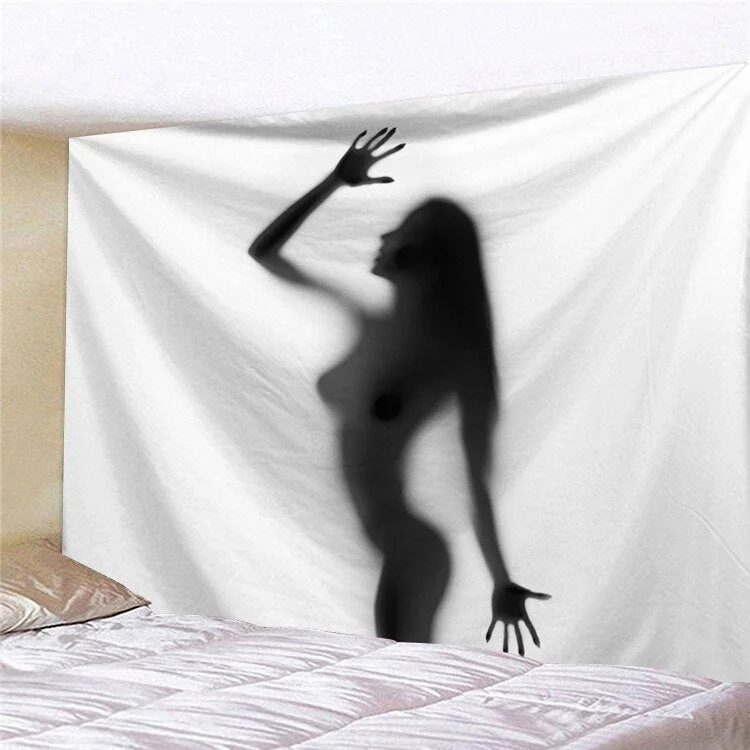 Retro Background Wall Tapestry Sexy Women Line Draw Couple Love Blanket Hippie Carpet Hanging Wall Cloth Tapestries