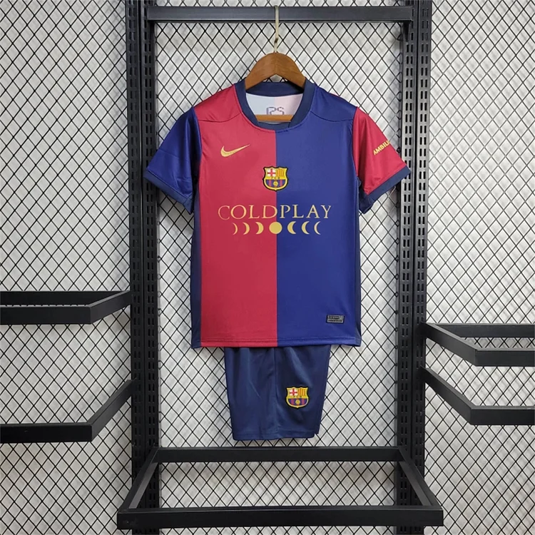 FC Barcelona x Coldplay Sondertrikot Kinder Mini Kit 2024-2025