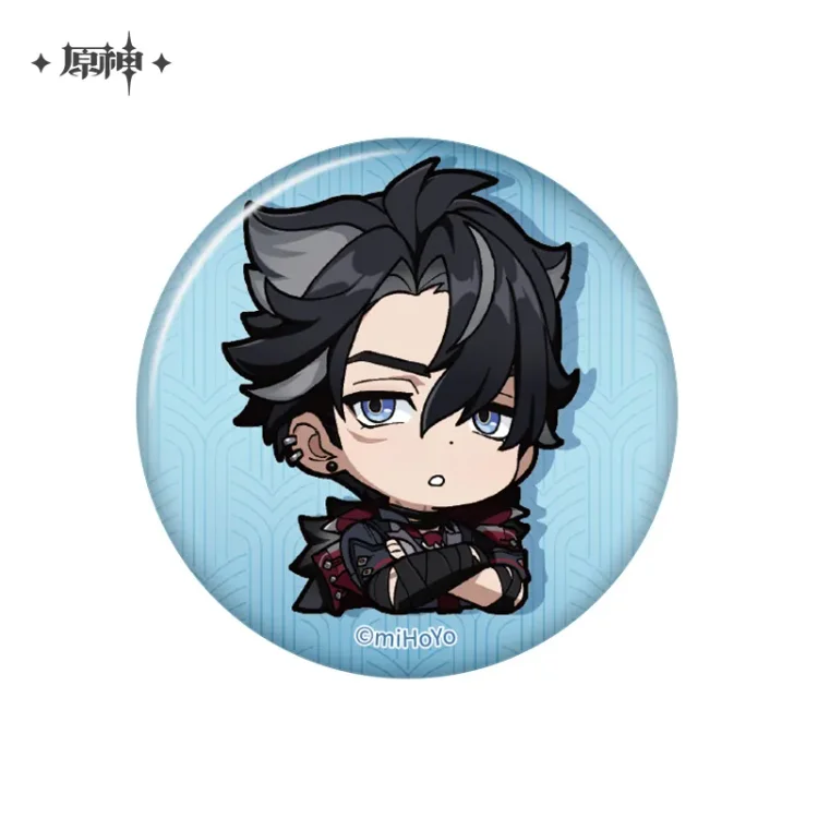 Chibi Fontaine Character Expression Sticker Badge [Original Genshin Official Merchandise]