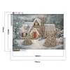 >SALE<Snow House 5D Diamond Painting Rhinestone Full Square Drill for Room Decoration