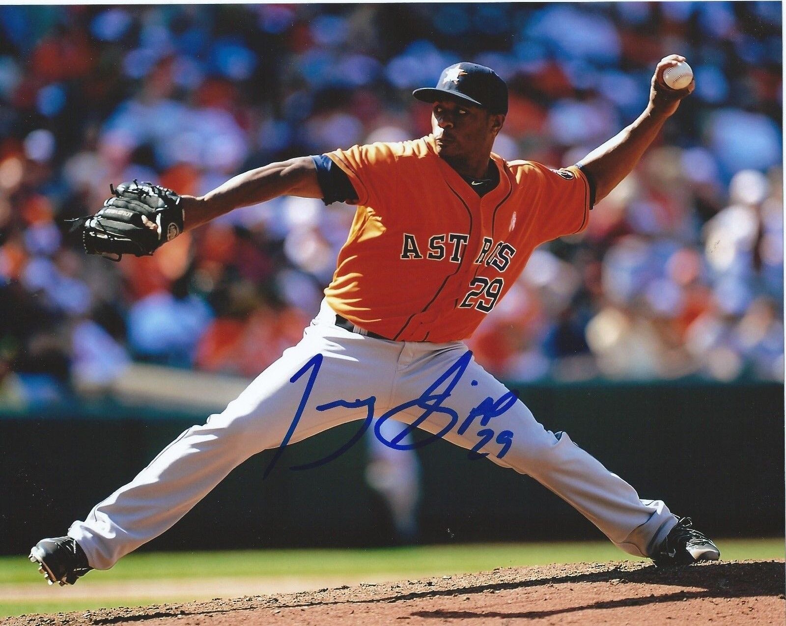 TONY SIPP signed autographed HOUSTON ASTROS 8x10 Photo Poster painting w/COA